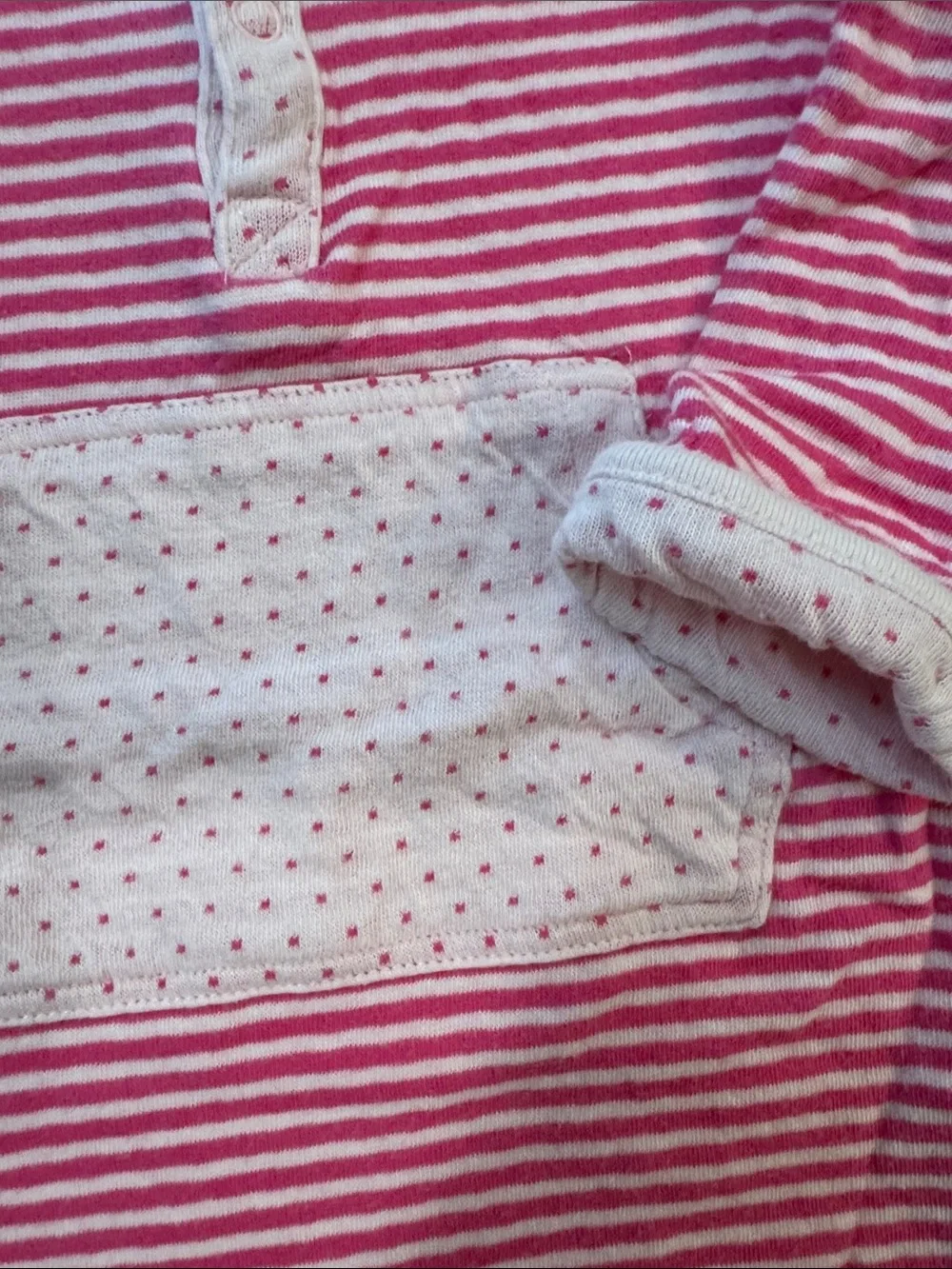 Gymboree Pink and White Striped One-Piece